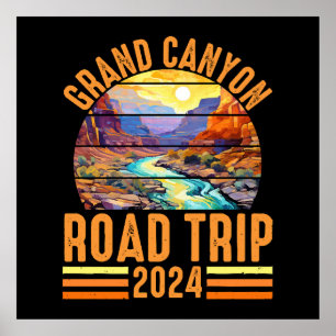 Grand Canyon National Park Road Trip 2024 Poster