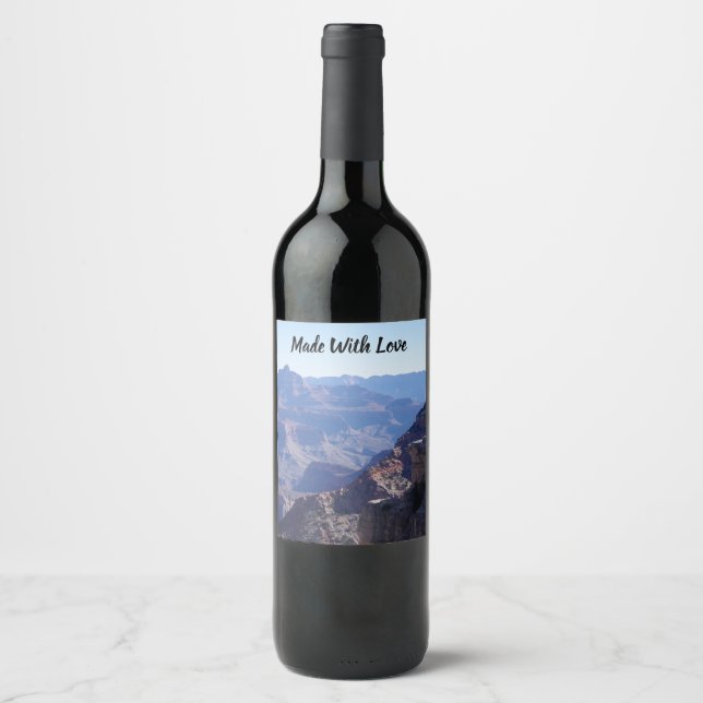Grand Canyon National Park, South Rim       Wine Label (Front)