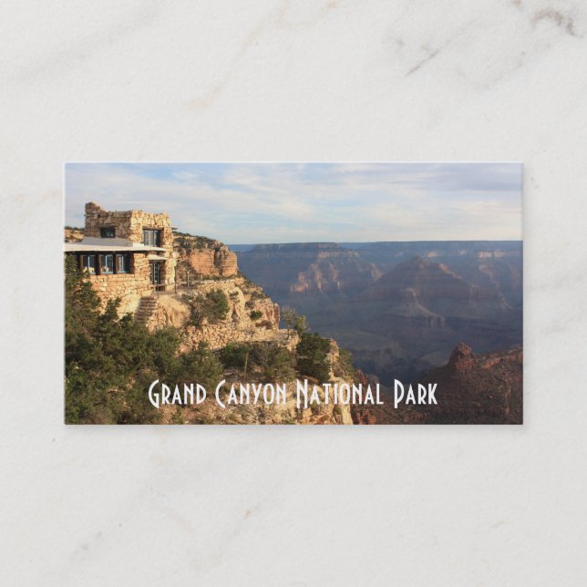 Grand Canyon National Park Souvenir Business Card (Front)