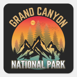 Grand Canyon National Park Square Sticker