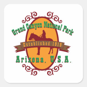 Grand Canyon National Park Square Sticker