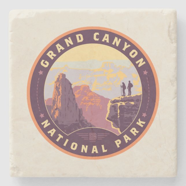 Grand Canyon National Park Stone Coaster (Front)