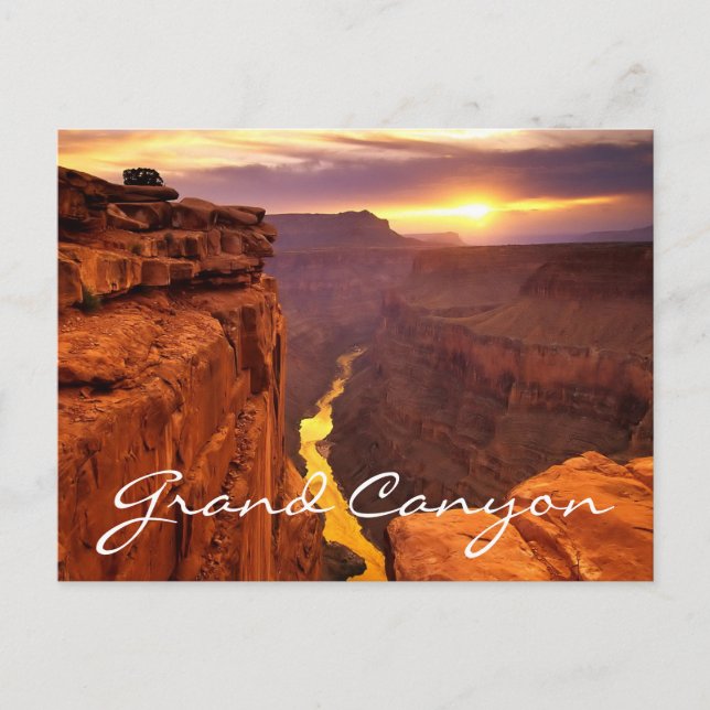 Grand Canyon National Park Sunset Arizona Postcard (Front)