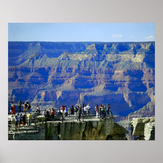 Grand Canyon National Park Tourists Poster (Front)
