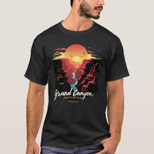 Grand Canyon National Park - Vintage Sunset T-Shirt
