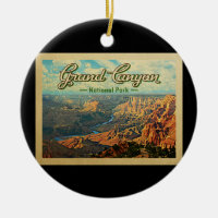 Grand Canyon National Park Vintage Travel
