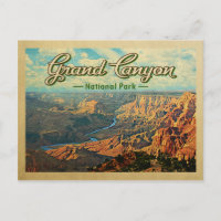 Grand Canyon National Park Vintage Travel