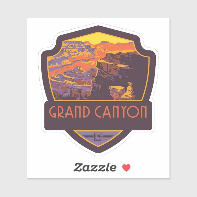 Grand Canyon National Park Vinyl Sticker (Sheet)