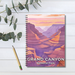 Grand Canyon National Park Watercolor Travel Art Notebook