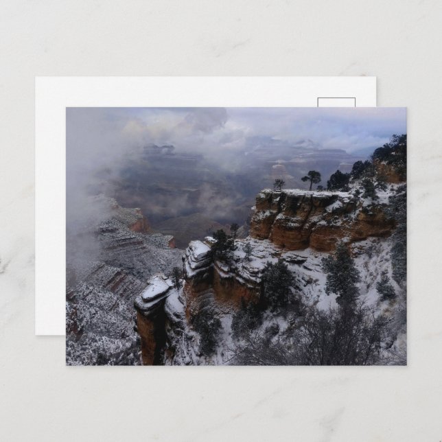 Grand Canyon National Park Winter Weather Postcard (Front/Back)