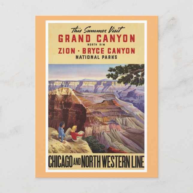 Grand Canyon National Parks Postcard (Front)