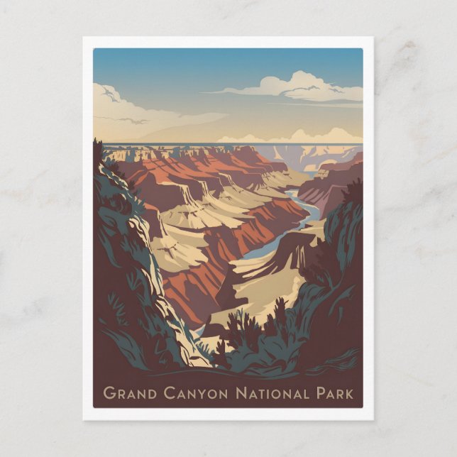 Grand Canyon National ParkVintage Postcard (Front)