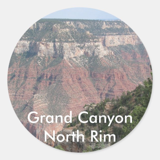 Grand Canyon North Rim Classic Round Sticker (Front)