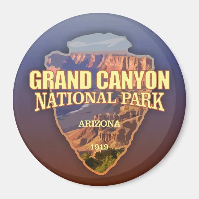 Grand Canyon NP (arrowhead) Magnet (Front)