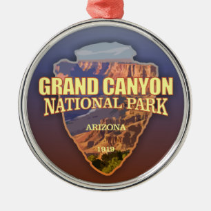 Grand Canyon NP (arrowhead) Metal Tree Decoration