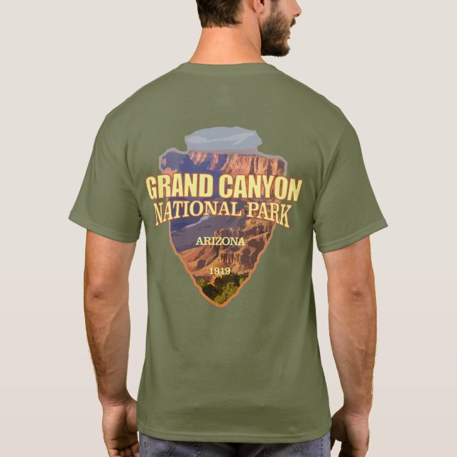 Grand Canyon NP (arrowhead) T-Shirt (Back)