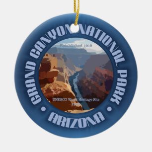 Grand Canyon NP Ceramic Tree Decoration