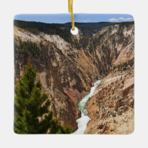 Grand Canyon of the Yellowstone Ceramic Ornament