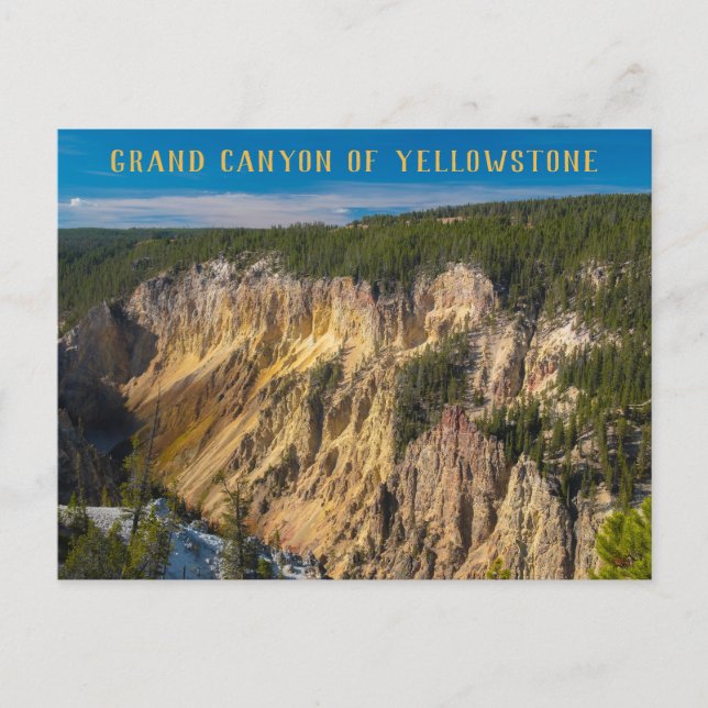 Grand Canyon of the Yellowstone Postcard (Front)