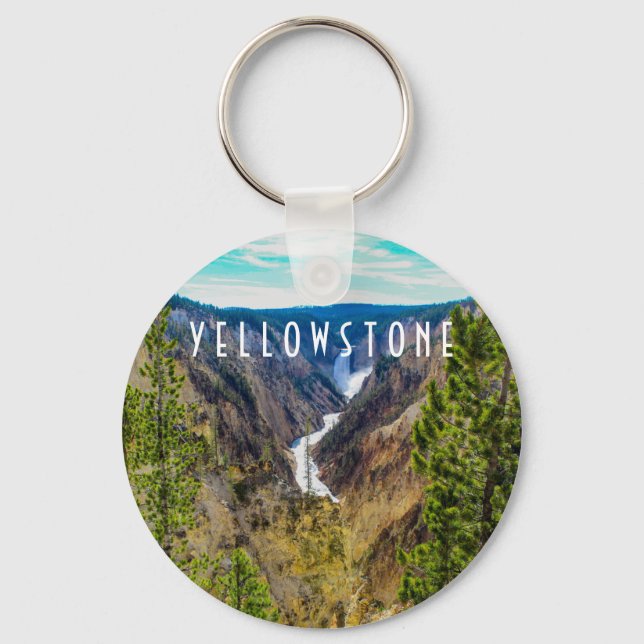 Grand Canyon of Yellowstone  Key Ring (Front)