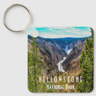 Grand Canyon of Yellowstone Key Ring