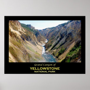 Grand Canyon of Yellowstone National Park Poster