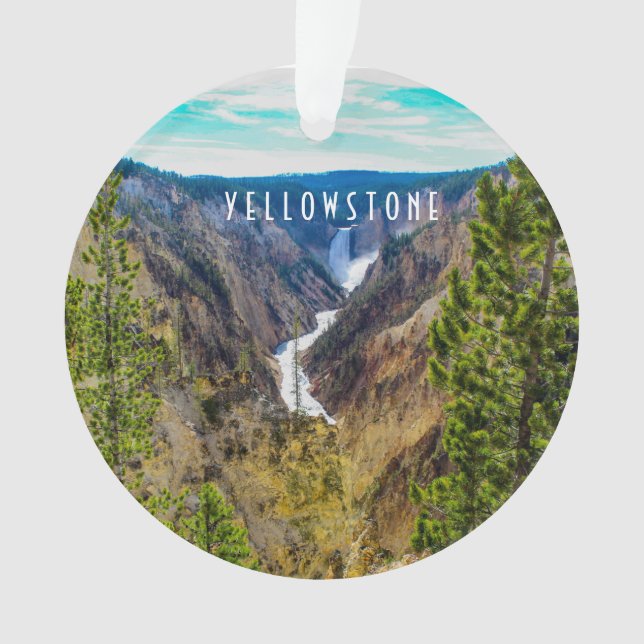 Grand Canyon of Yellowstone Ornament (Front)