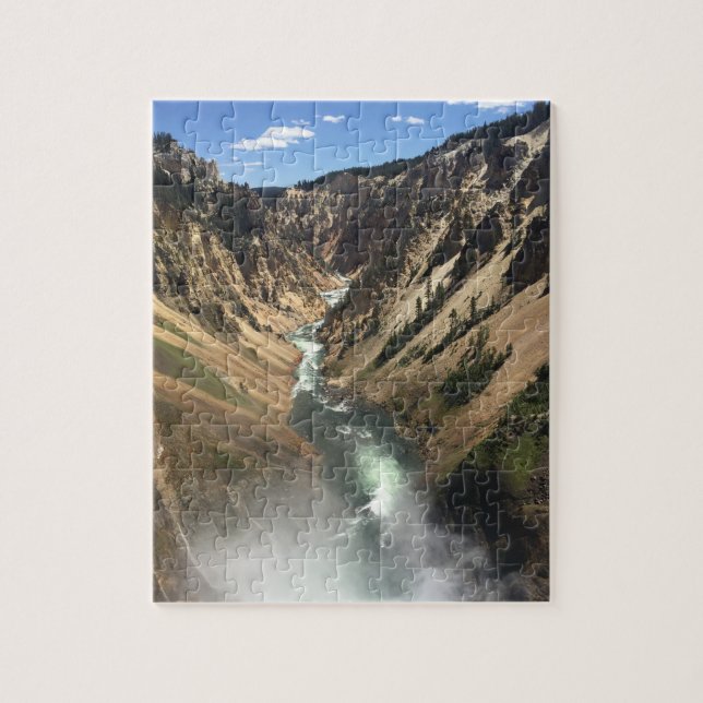 Grand Canyon of Yellowstone Park Jigsaw Puzzle (Vertical)