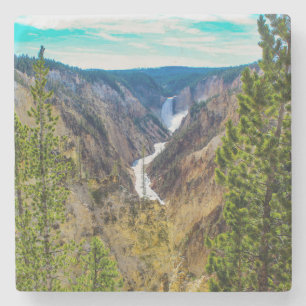 Grand Canyon of Yellowstone Stone Coaster