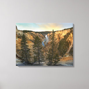 Grand Canyon of Yellowstone, Yellowstone Canvas Print