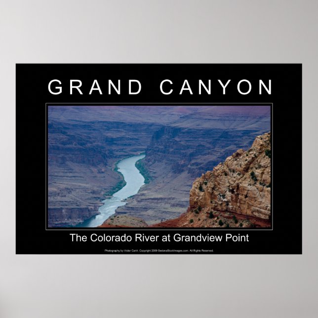 Grand Canyon Poster 4820 Black (Front)