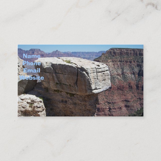 Grand Canyon Profile Card (Front)