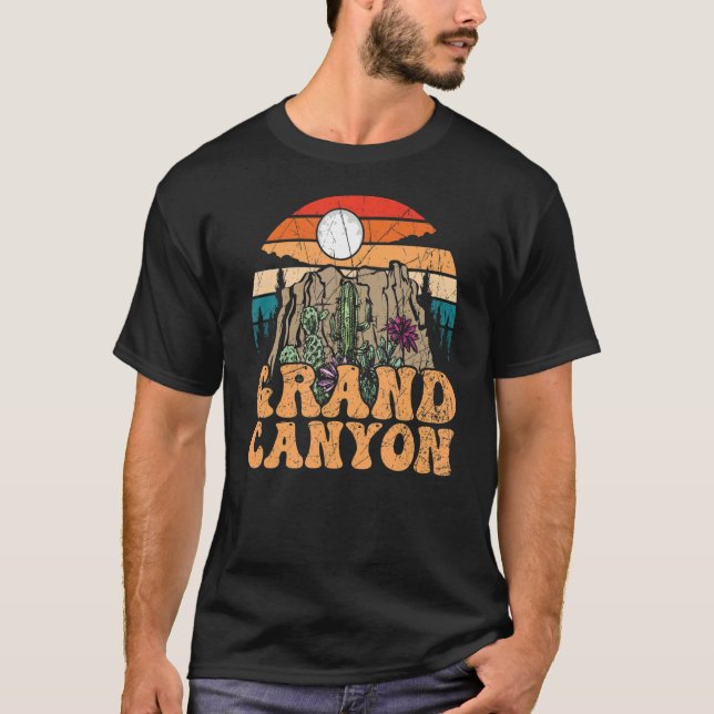 Grand Canyon Retro National Park T-Shirt (Front)