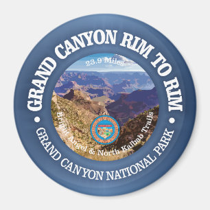 Grand Canyon Rim to Rim (rd) Magnet