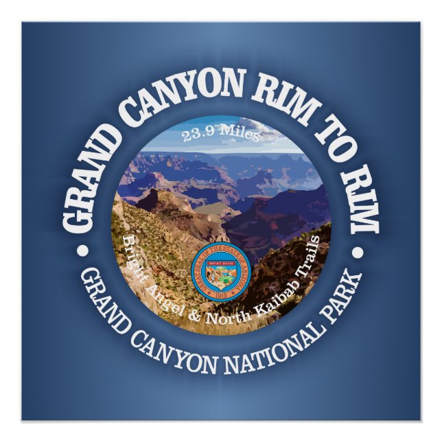 Grand Canyon Rim to Rim (rd) Poster (Front)