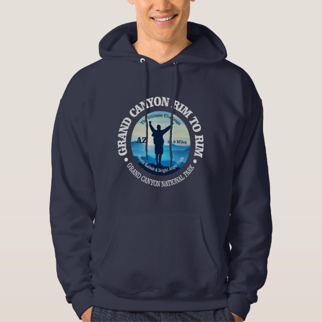 Grand Canyon Rim to Rim (V) Hoodie (Front)