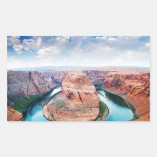 Grand Canyon River Bend Rectangular Sticker