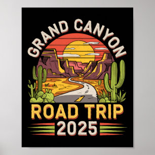 Grand Canyon Road Trip 2025 - Summer Vacation  Poster