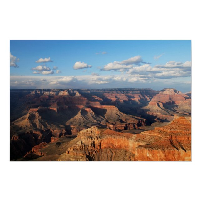 Grand Canyon seen from South Rim in Arizona Poster (Front)