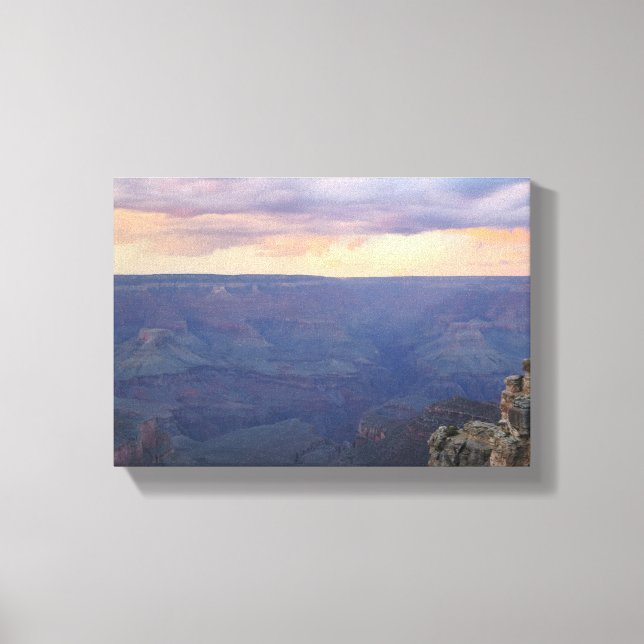 Grand Canyon sunset after storm Canvas Print (Front)