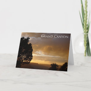 Grand Canyon Sunset, AZ - card