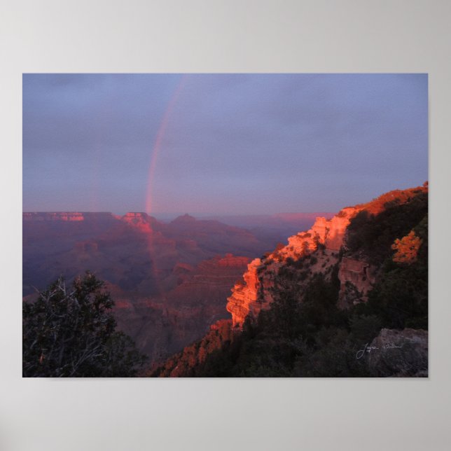 Grand Canyon Sunset Rainbow Print (Front)