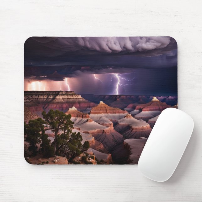 Grand Canyon Thunderstorm Mouse Mat (With Mouse)