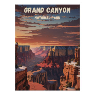 Grand Canyon travel poster