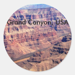Grand Canyon, USA Classic Round Sticker