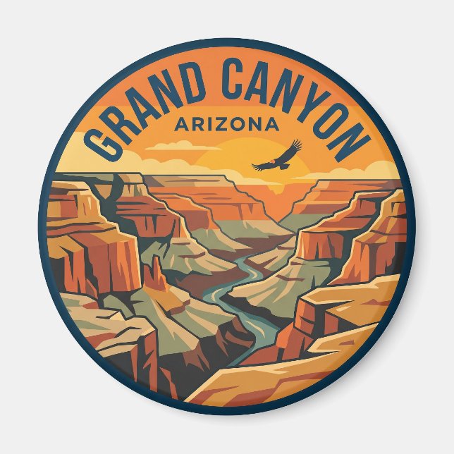 Grand Canyon USA Magnet (Front)