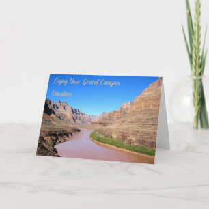 Grand Canyon Vacation Card with Image