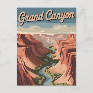 Grand Canyon vintage Postcard