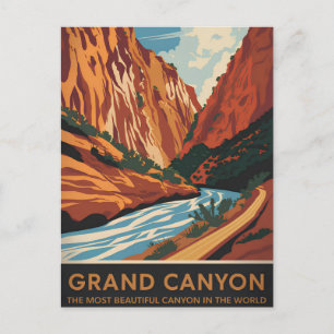 Grand Canyon vintage Postcard