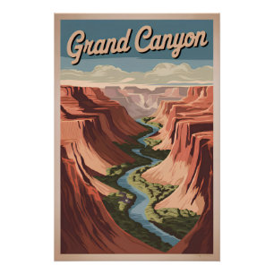 Grand Canyon vintage Poster